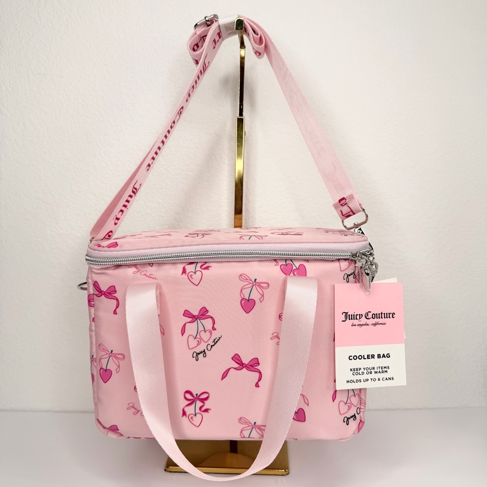 Juicy Couture Pink Cooler Bag Coquette Heart
